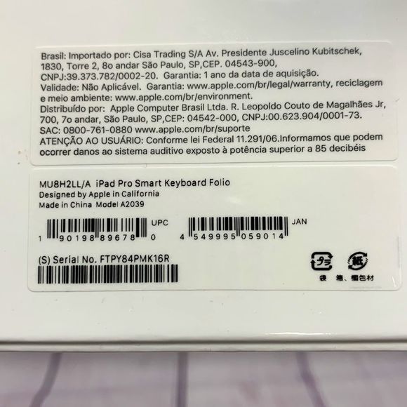 Apple iPad Pro Keyboard Folio 12.9 - Picture 4 of 6